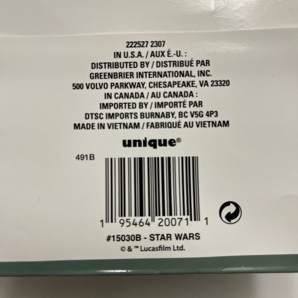 ❤️ FREE with any purchase 🙏🏽 Unique Star Wars Baby Yoda Child Gift Bag - Picture 7 of 13